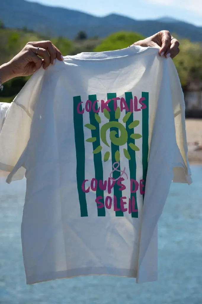 Tee-shirt cocktail ivoire (XS)