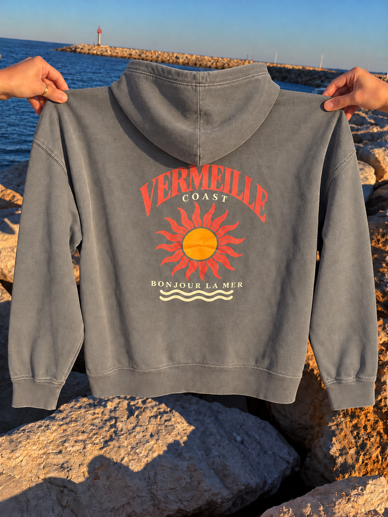 Sweat Sun gris/violet
