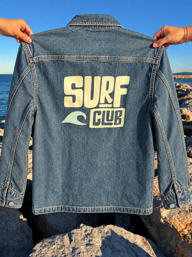 Sur-chemise Surf Club denim