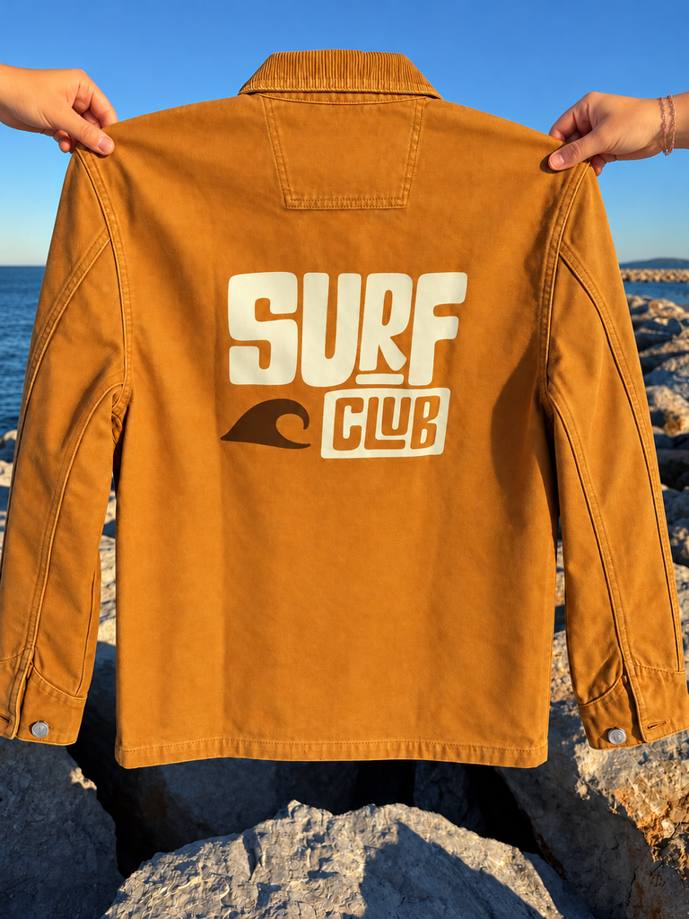 Veste atelier Surf Club camel