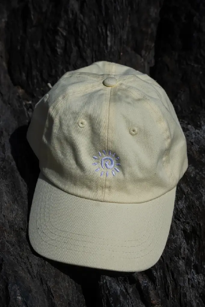 Casquette soleil jaune