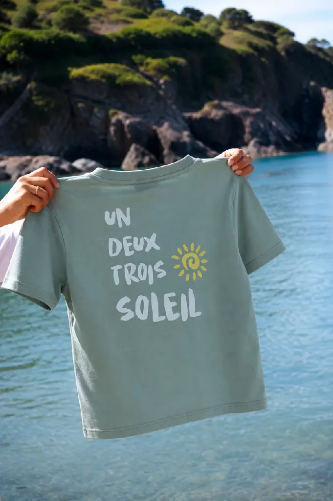 Tee-shirt enfant 123 Soleil vert (4/6 ans)